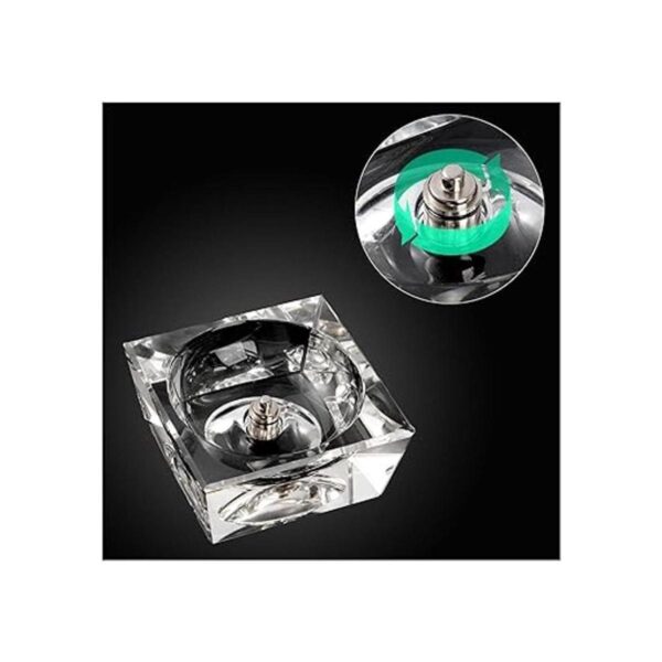 Sistema solar bola de cristal 3D con base de lámpara LED