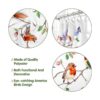 Juego de 4 toallas de cocina de pájaros en rama colibrí_4