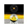 Sistema solar bola de cristal 3D con base de lámpara LED