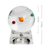 Sistema solar bola de cristal 3D con base de lámpara LED