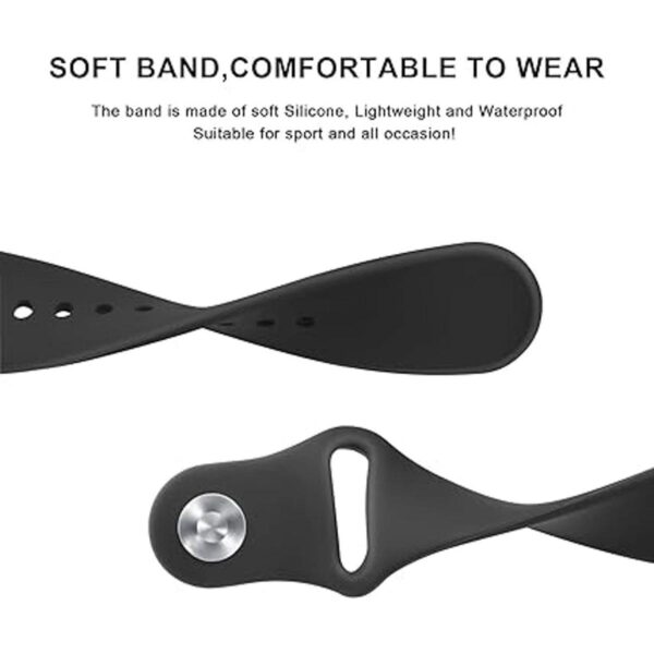 Paquete de 3 bandas de silicona compatibles con Fitbit_3