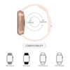 Paquete de 3 bandas de silicona compatibles con Fitbit_5