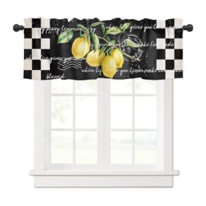 Cortinas de cenefa para ventana de cocina cenefas de_1