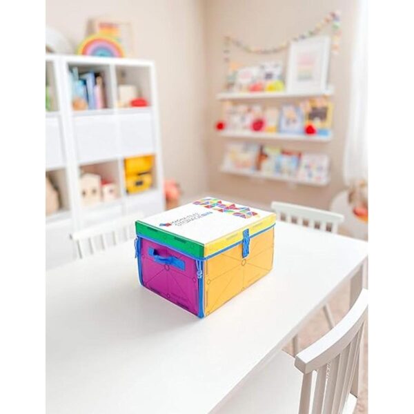 MagnaTiles Contenedor de almacenamiento y tapete de juego_3