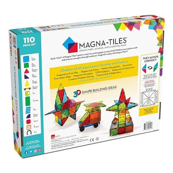 Magna Tiles Metropolis Juego de azulejos magnéticos_2