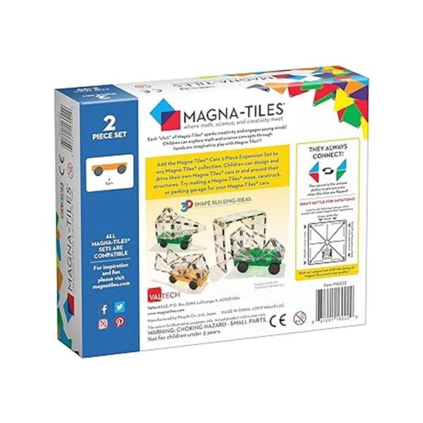 Juego de 2 piezas expansion de coches de MagnaTiles 16022_2