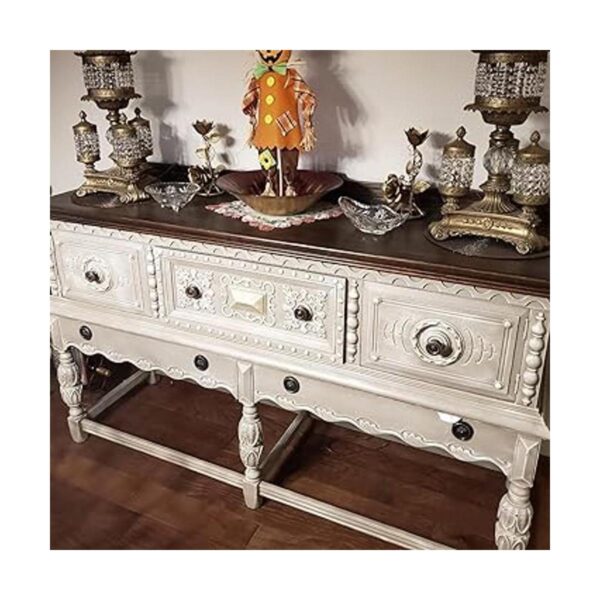 Pintura de acabado de tiza para muebles y armarios. Negro_4