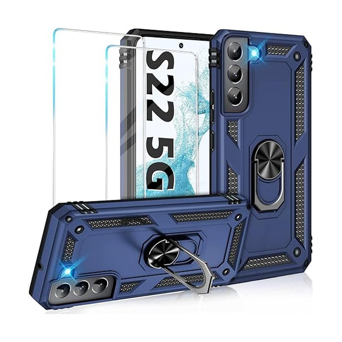 Funda para Samsung Galaxy S22 5G con protector de pantalla