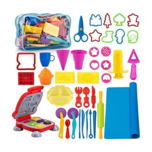 Herramientas de masa para niños 41 piezas de juguetes de