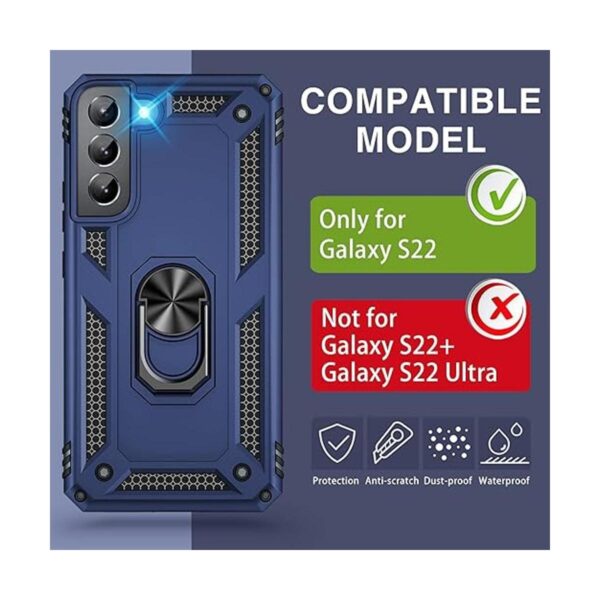 Funda para Samsung Galaxy S22 5G con protector de pantalla_2