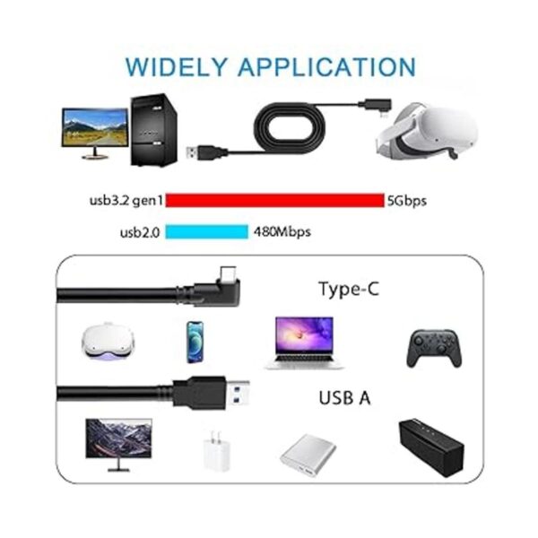 Cable de enlace de 16 pies para Oculus Quest 2 VakiReyy_3