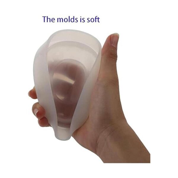 Paquete de 4 moldes de silicona para posavasos redondos