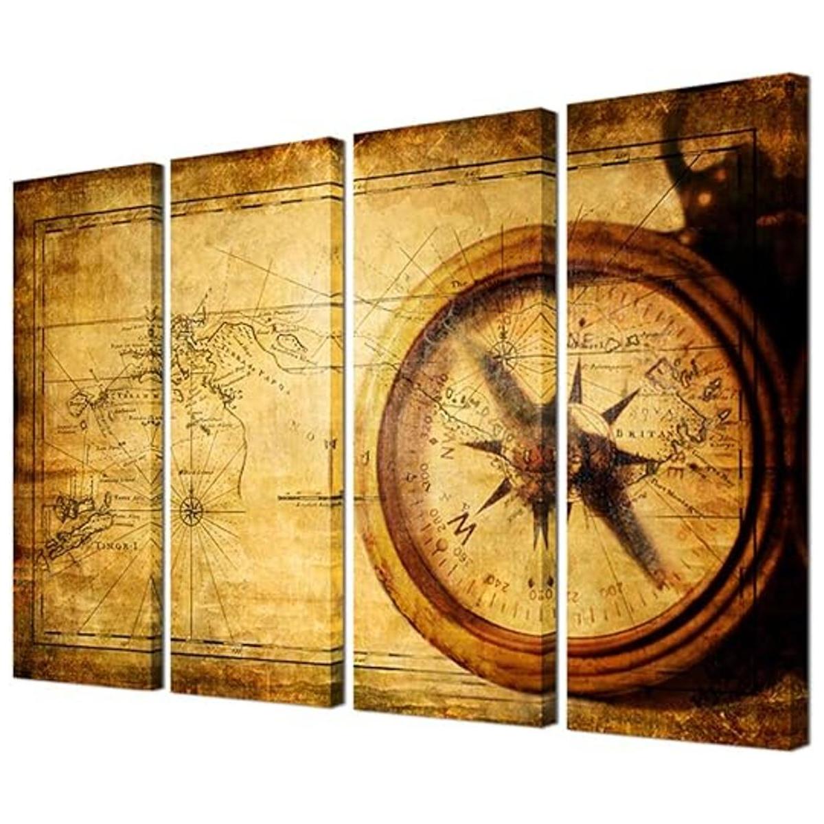 Cuadro náutico de navegación para pared tamaño general