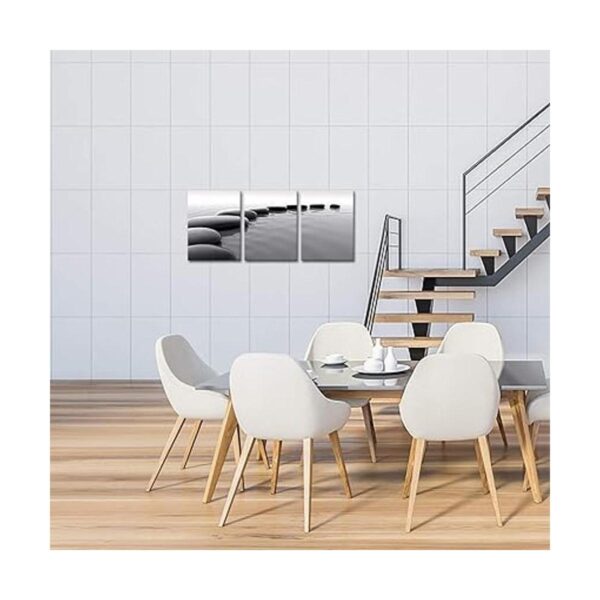 HOMEOART 3 piezas Zen Wall Art baño Spa Room Decor piedra_2