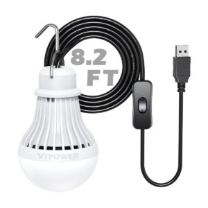 Bombilla LED USB para acampar al aire libre con_1