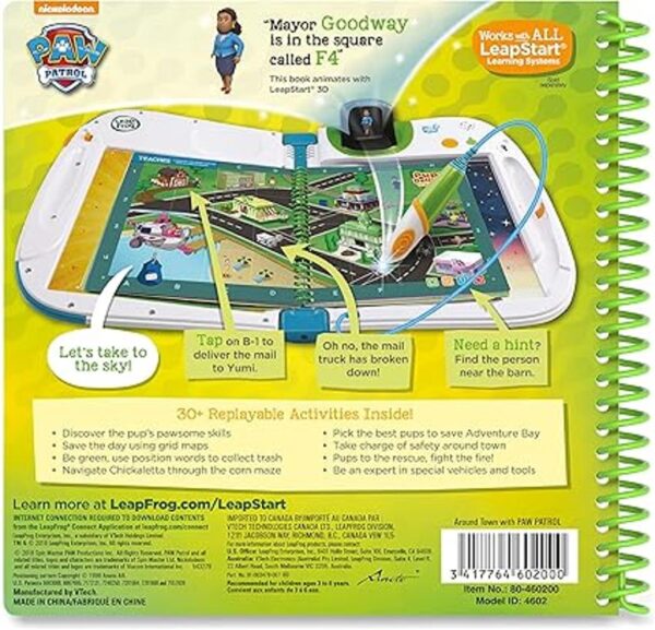 LeapFrog LeapStart 3D Around Town with PAW Patrol Book_3