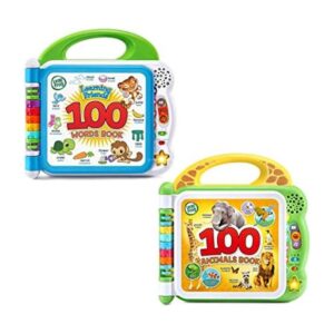 LeapFrog Juego de libros de 100 palabras y 100 animales_1