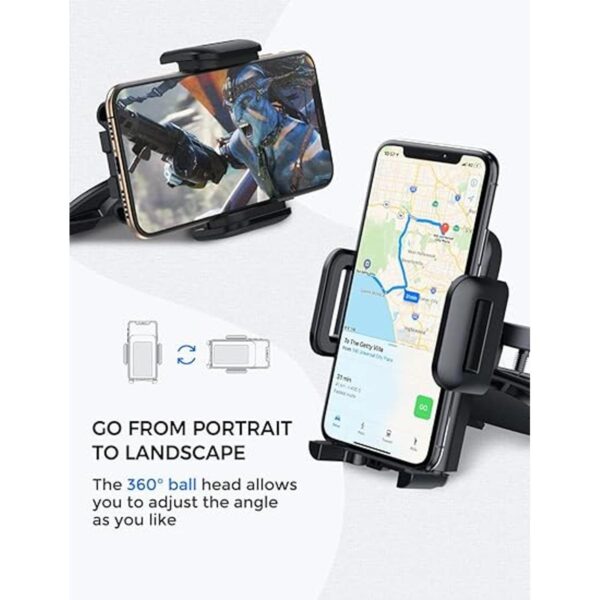 Soporte para teléfono celular para automóvil ranura para_2