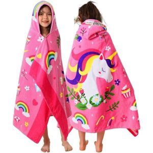Toalla de bañopiscinaplaya con capucha para bebés_1