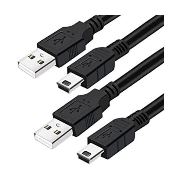 Cable mini USB 2 unidades de cable de carga USB 2.0 tipo_1