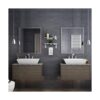 Estante de baño de cristal con toallero VOLPONE resistente_4