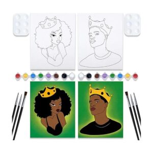 Kit de pintura y sorbo predibujado para pintar para_1
