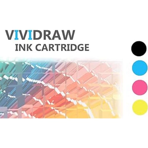 VIVIDRAW Cartuchos de tinta compatibles para Brother