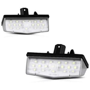 VIPMOTOZ Luz LED completa para matrícula Toyota Prius V_1