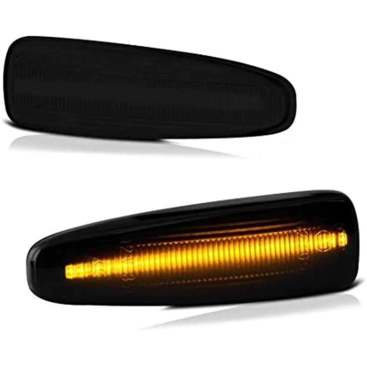 VIPMOTOZ Luz indicadora lateral LED ámbar de repuesto para