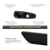 VIPMOTOZ Luz indicadora lateral LED ámbar de repuesto para_5