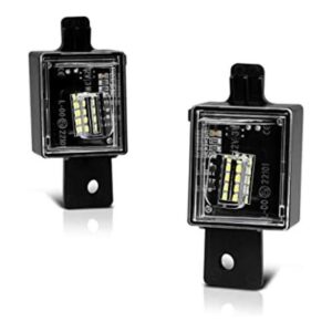 VIPMOTOZ Luces LED completas para placa de matrícula para_1