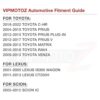 VIPMOTOZ Luz LED completa para matrícula Toyota Prius V_6