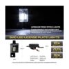 VIPMOTOZ Luces LED completas para placa de matrícula para_2