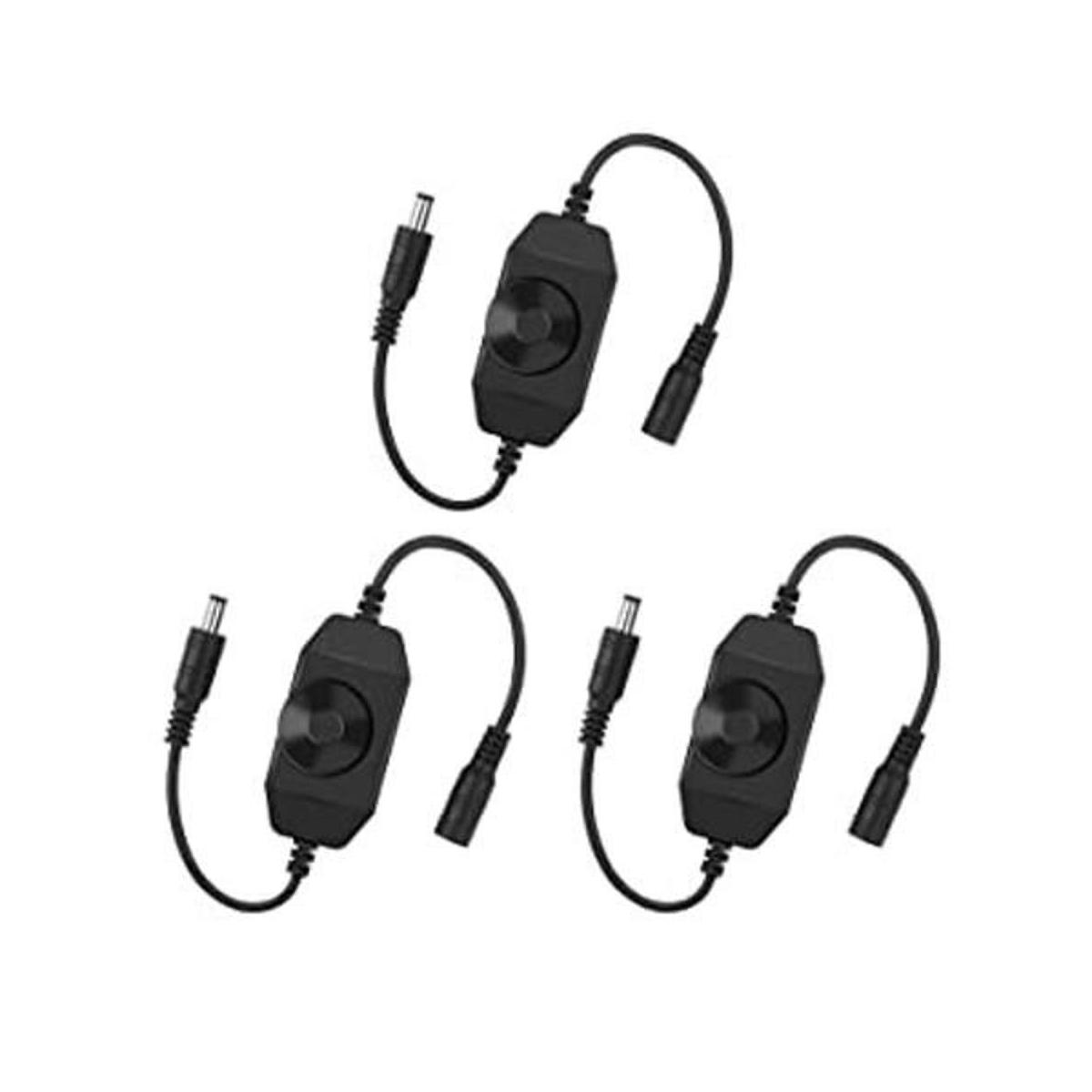 VIPMOON 3 tiras de luces LED DC para regulador de
