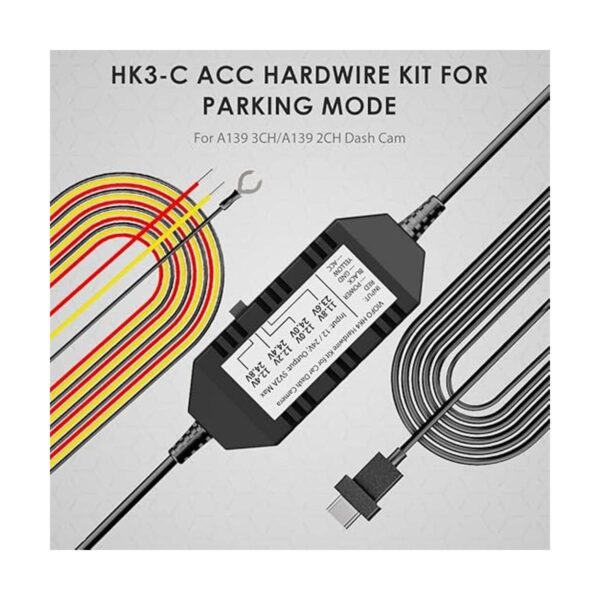 VIOFO HK3C Acc Hardwire Kit kit de alambre duro USBC de_2