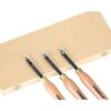 VINWOX Juego de 3 herramientas de torneado de madera de