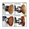 VINWOX Portabrocas de madera SCR44 portabrocas