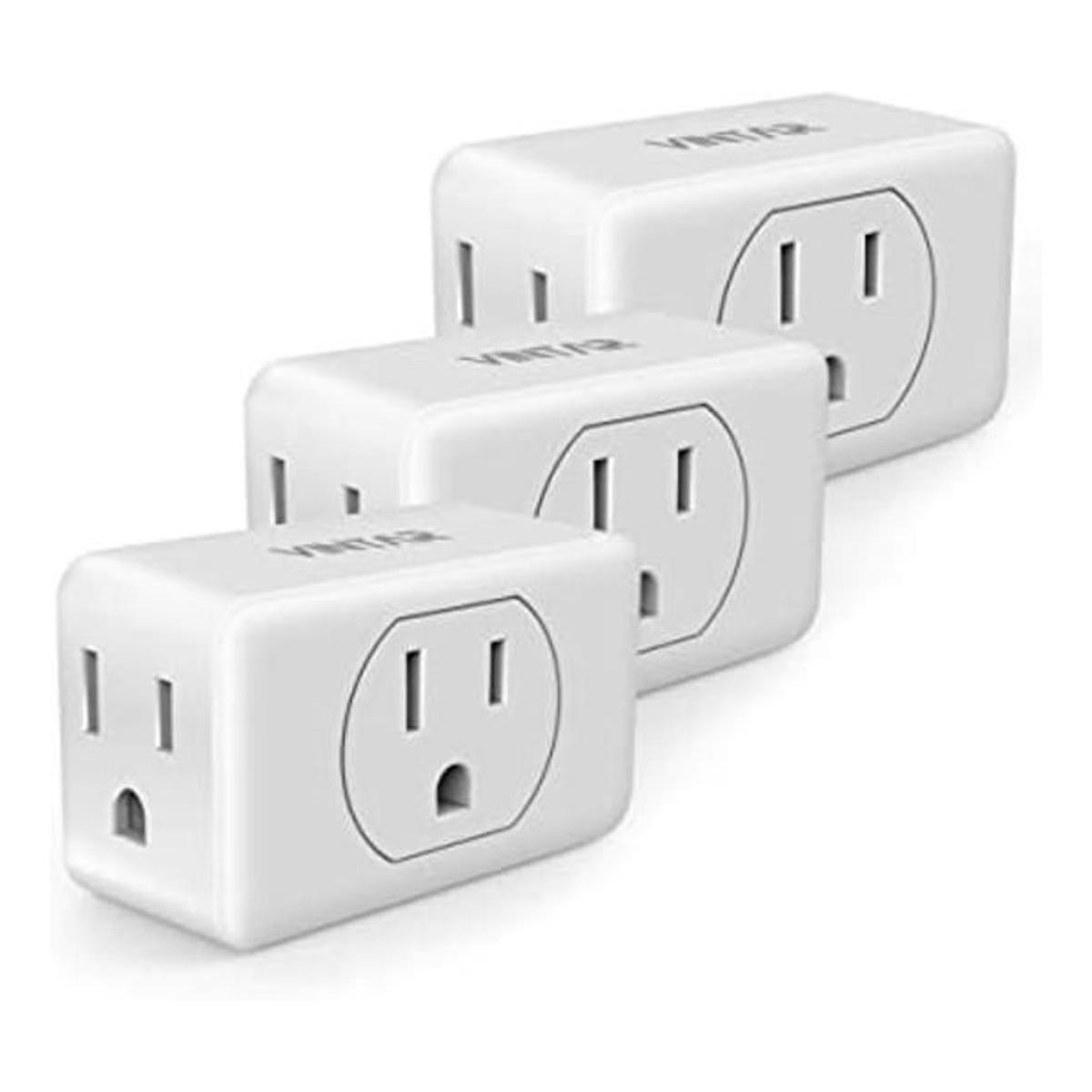 Extensor de enchufes múltiples adaptador de 3 tomas