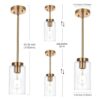VINLUZ Candelabros de una luz moderna de cristal_3