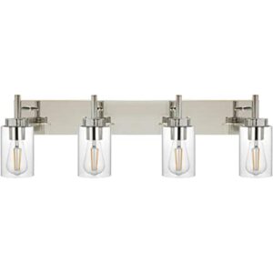 VINLUZ Moderna iluminación de baño con pantalla de vidrio_1