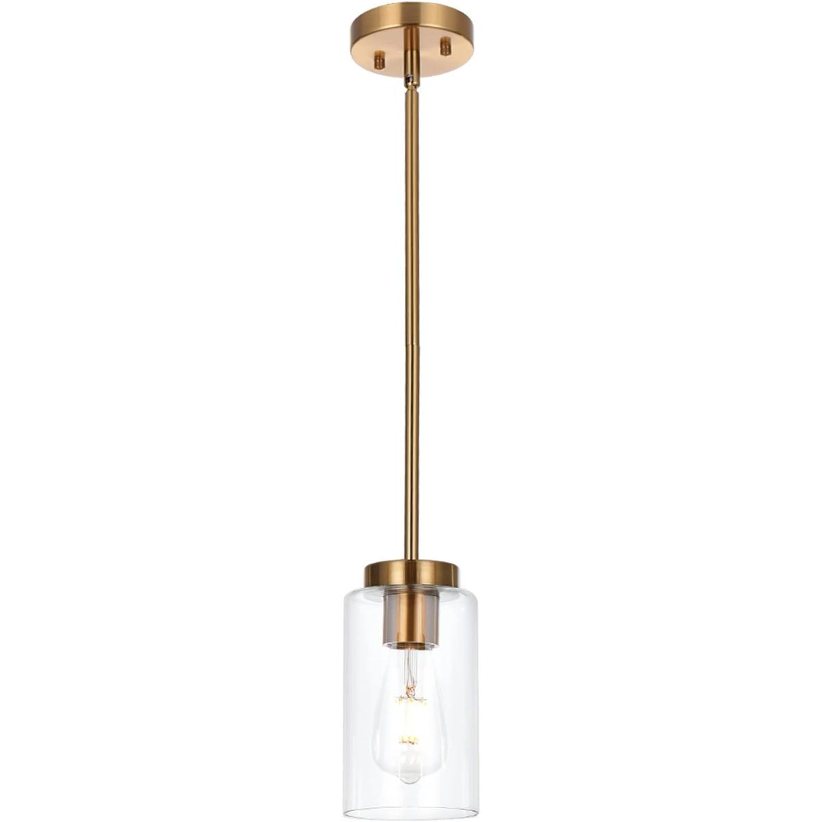 VINLUZ Candelabros de una luz moderna de cristal