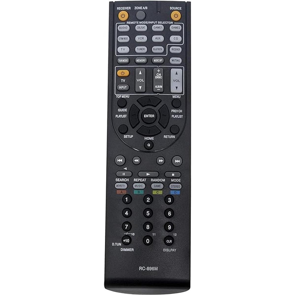 RC896M Mando a distancia para receptor Onkyo AV TXSR444