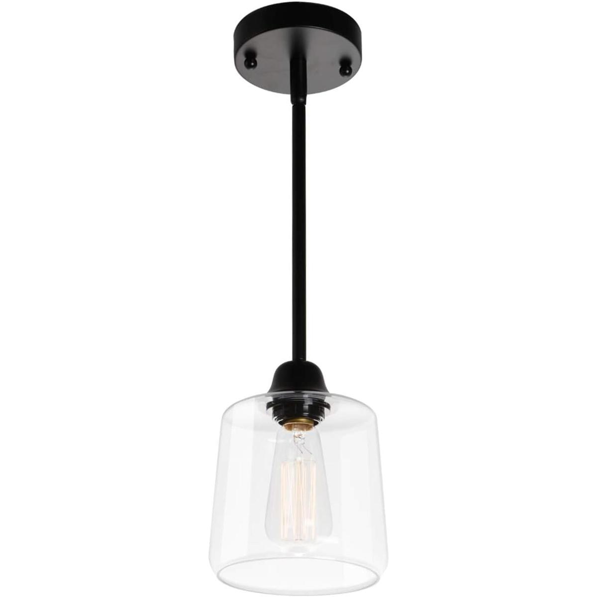 VILUXY Lámpara colgante de cristal vintage iluminación