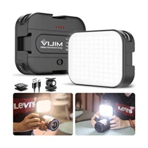 VIJIM VL100C Luz de video LED bicolor en cámara mini_1
