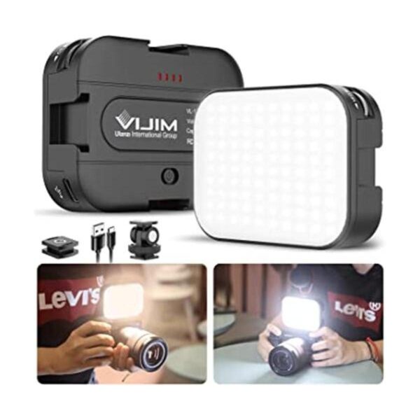 VIJIM VL100C Luz de video LED bicolor en cámara mini_1