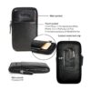 VIIGER Funda de cuero genuino para teléfono celular con_4
