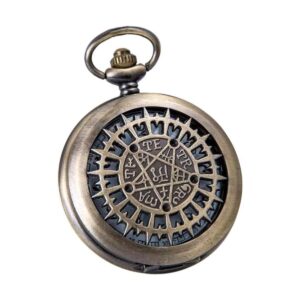 VIGOROSO Reloj de bolsillo para hombre color negro_1