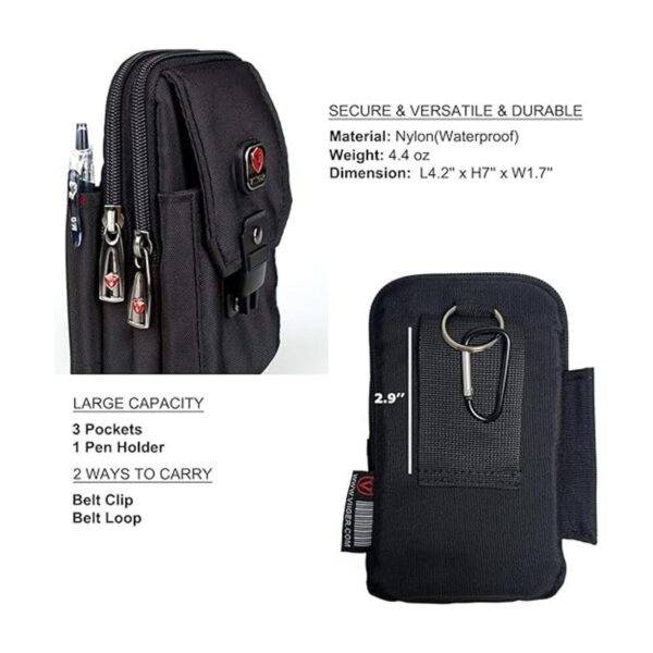 VIIGER Bolsa multiusos para teléfono inteligente bolsa_3