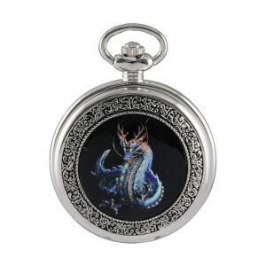 VIGOROSO Relojes Steampunk Cool Evil Dragon Esmalte_1