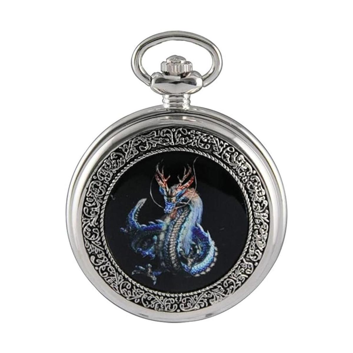 VIGOROSO Relojes Steampunk Cool Evil Dragon Esmalte